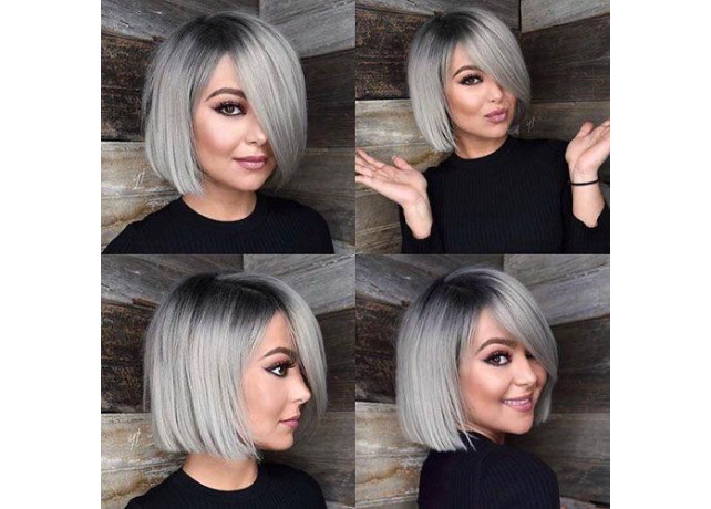 Peruca bobo ombre 1b/ Grey